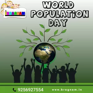 World population day celebrated at bragnam preschools